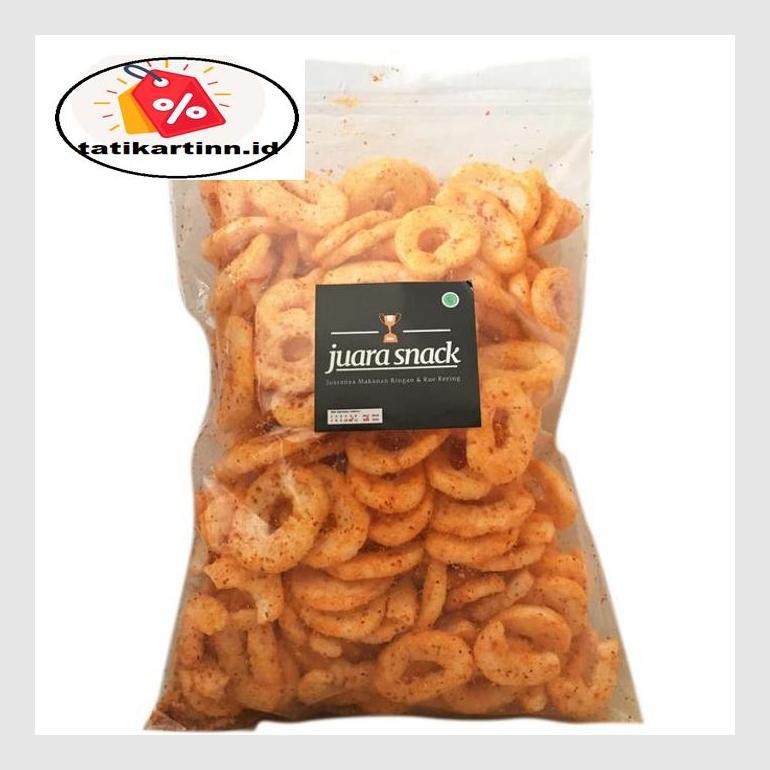 

S50Tat Ring Pedas - Cemilan / Makanan Ringan / Kerupuk / Snack Atr05Ytt