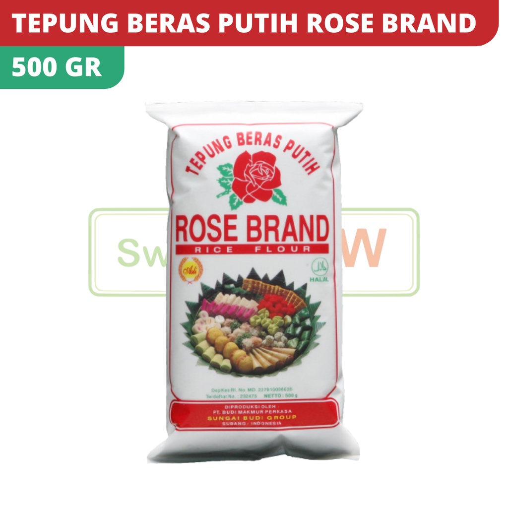 

TEPUNG BERAS PUTIH ROSE BRAND 500GR