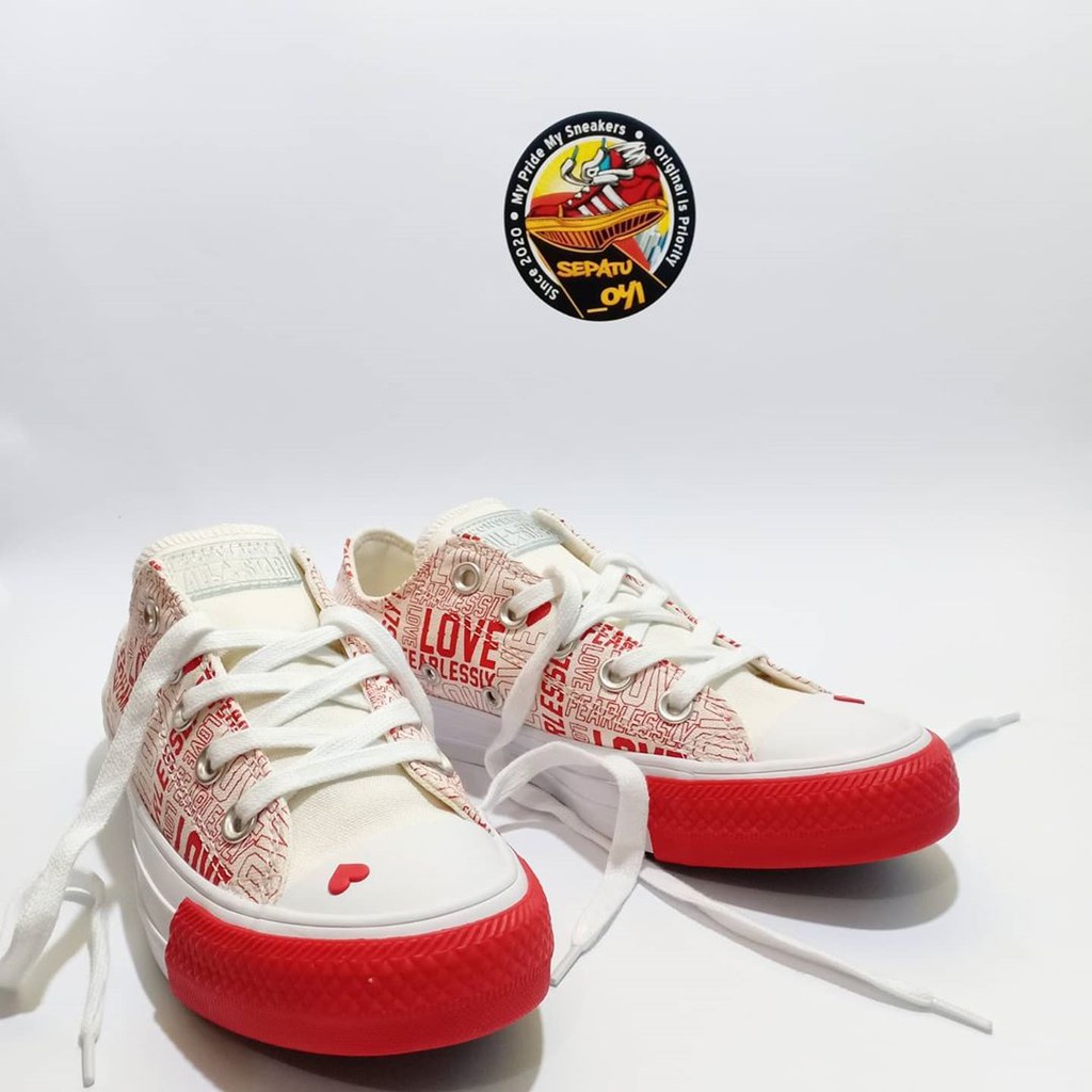 Converse CTAS OX university red/white (woman)