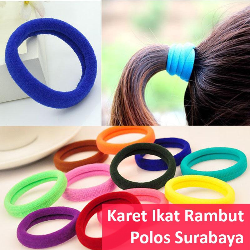 (DAPET 10) Kunciran Rambut Anak Perempuan Gemas Rainbow Karet Kuncir Import