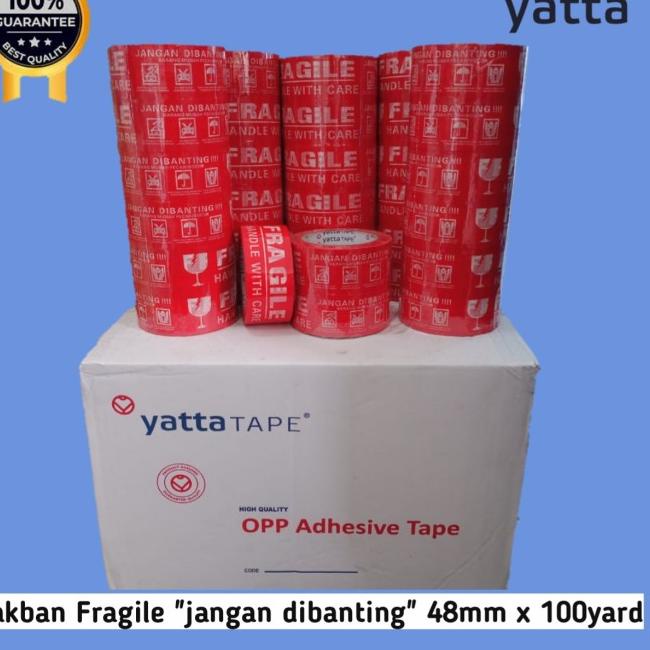 

Lakban Yatta “Jangan Dibanting + Fragile” (Slop @ 6 Roll) ♦