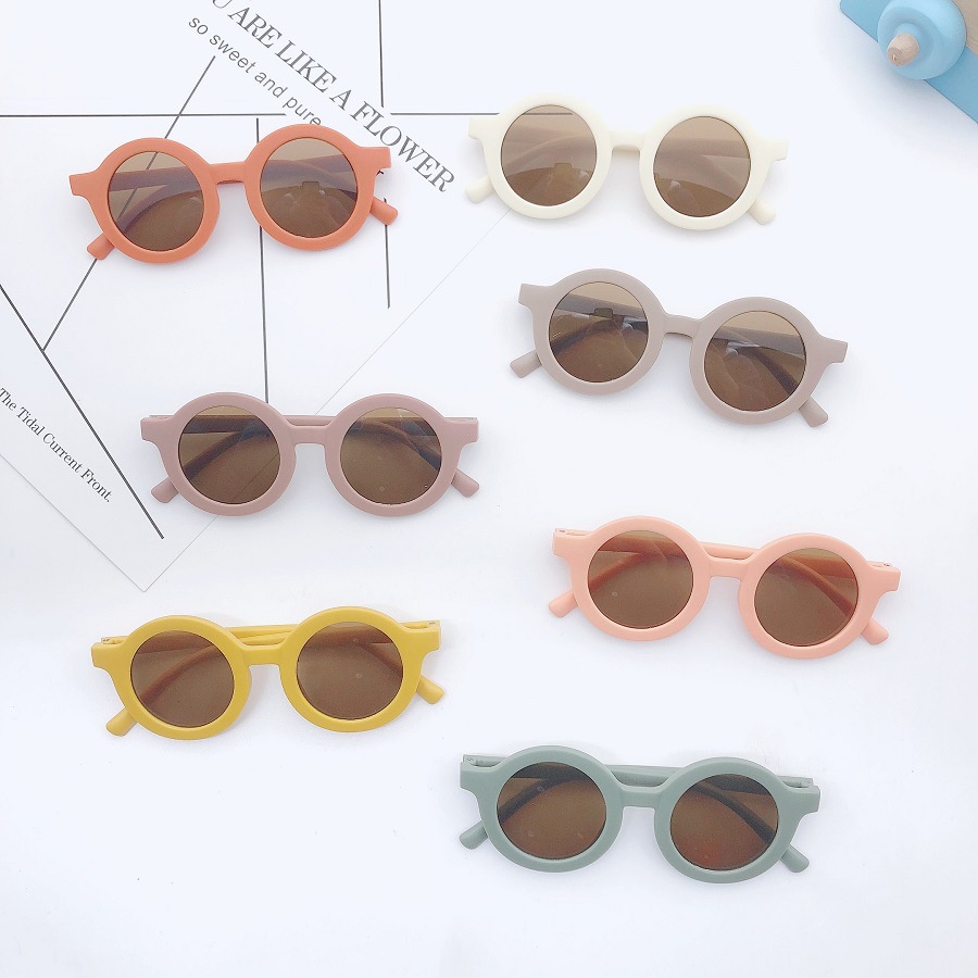 Kacamata Anak Anak Perempuan Fashion Lucu Murah Bulat Mickey Korean Sunglasses 2 Tahun