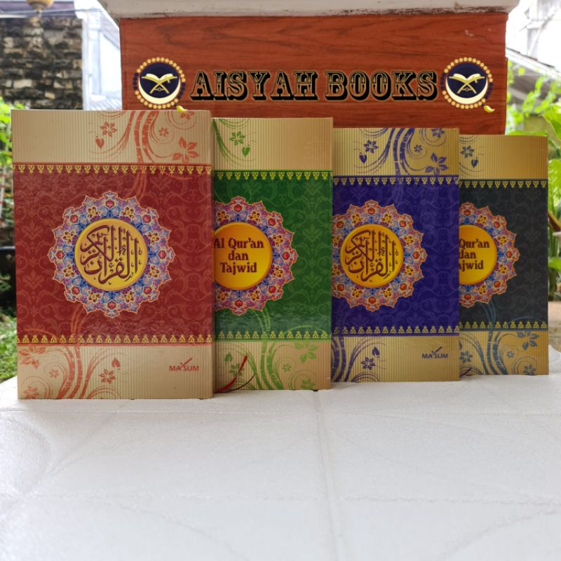 al Qur'an non terjemah kertas burem, quran ukuran besar b5,al Qur'an wakaf murah