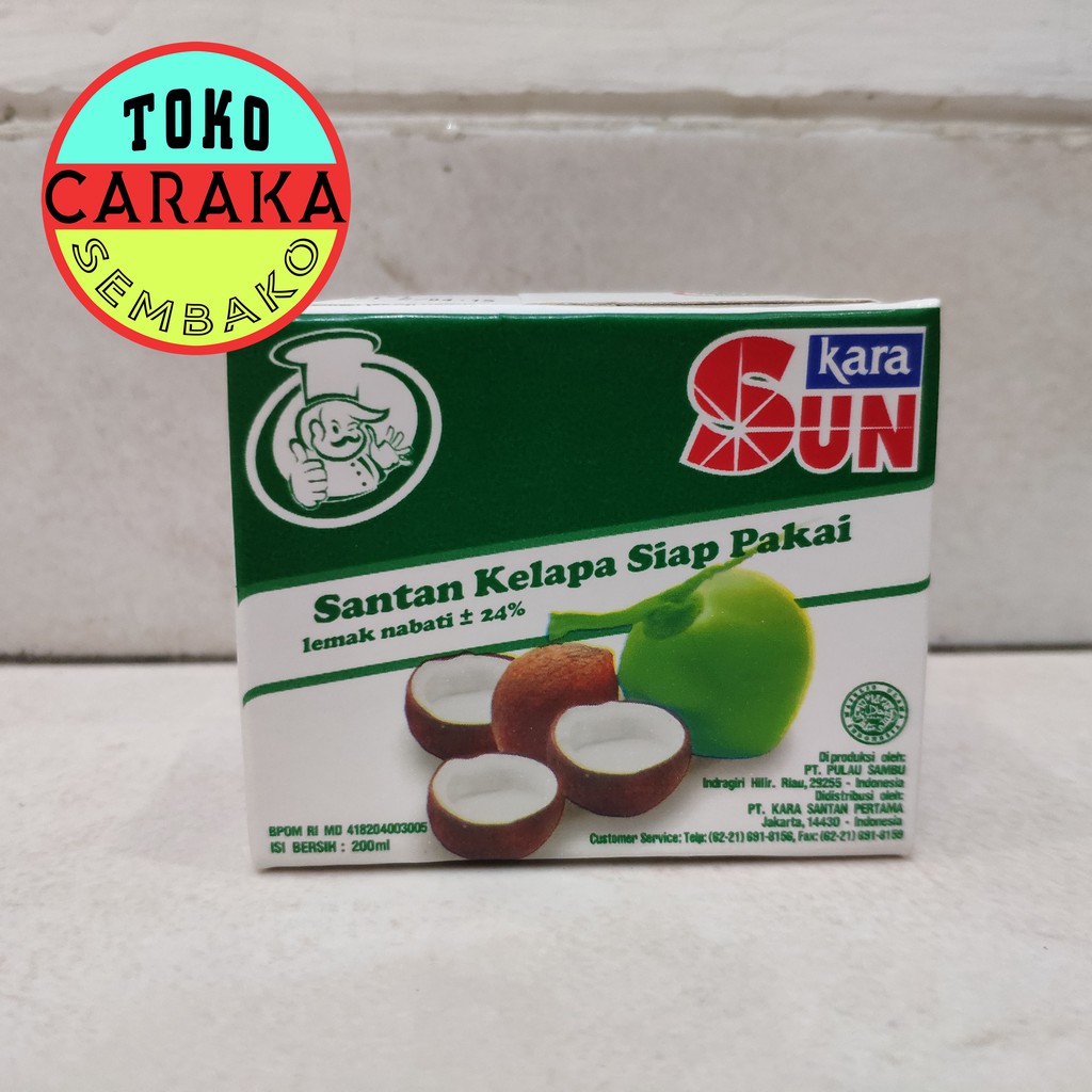 

SUN KARA Santan Kelapa Siap Pakai - Santen - 200ml