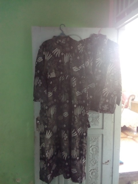 Ms Gamis Batik Sriwedari|manggar|padi Macam Mt Maxi Jumbo Bumil/busui Katun Sogan Allsize Ld104-120