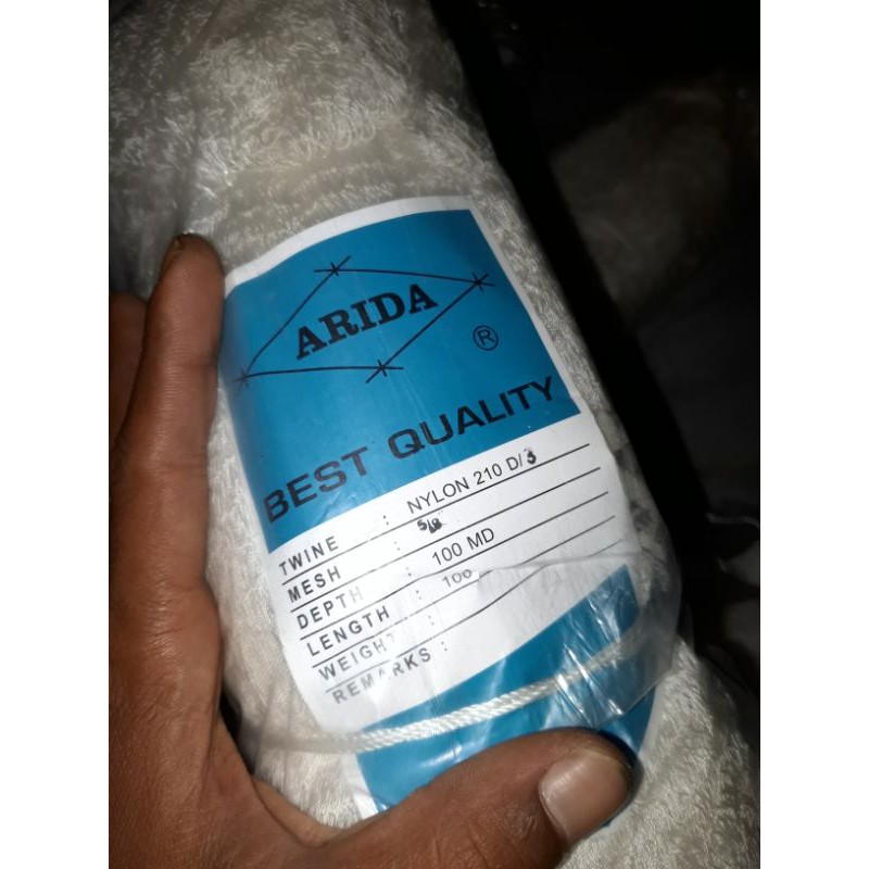 jaring nilon nylon putih arida 5/8 inchi d3 100x100