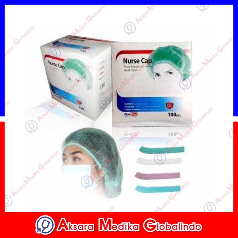 NURSE CAP TUTUP KEPALA ONEMED NURSE CAP HAIR NET