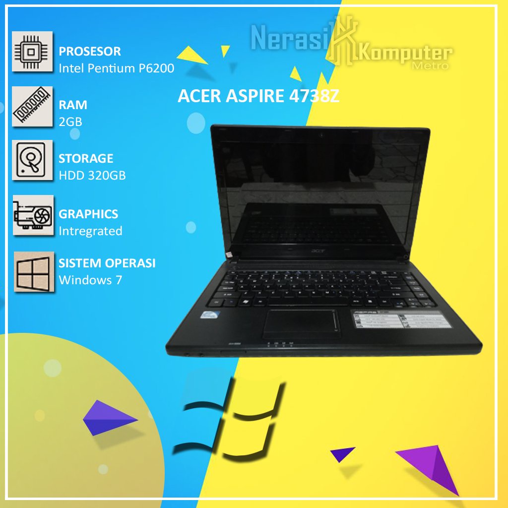 LAPTOP SECOND ACER 4738Z