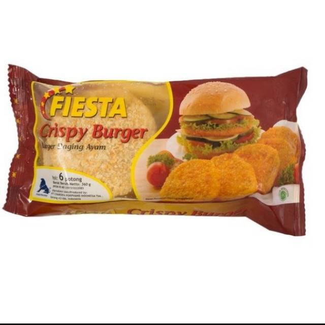 

Fiesta crispy burger 360gr isi 6pcs