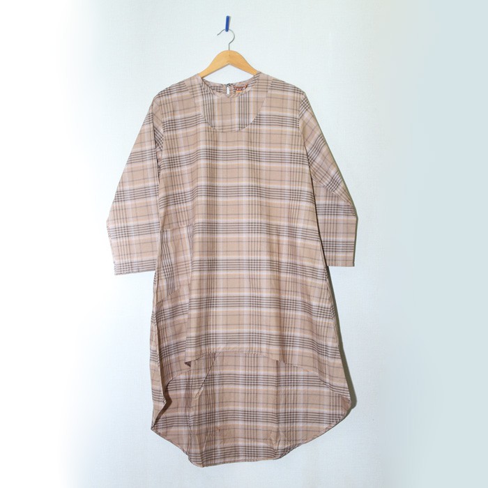 Tunik Lengan Panjang Kotak-Kotak by Izzie