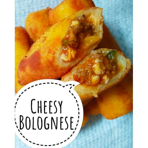 

risol/risoles cheesy bolognese