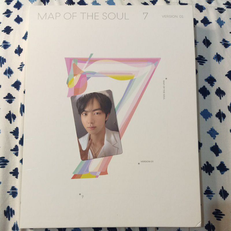 ALBUM BTS MAP OF THE SOUL MOTS 7 VERSI 1 FULLSET PHOTOCARD PC SEOKJIN JIN OFFICIAL TEAR R O TAEHYUNG
