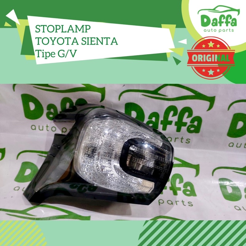 Stoplamp Lampu Belakang Stop Lamp Rem Mundur Mobil Toyota Sienta Tipe G V 2015 2016 2017 2018 2019 O