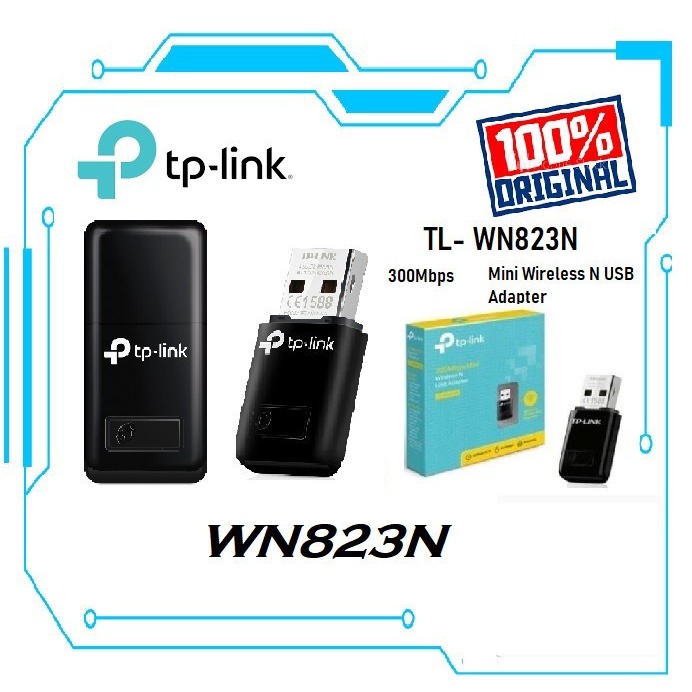 USB Wifi Adapter Mini 300Mbps TL- WN823N TP LINK TPLINK WN 823N