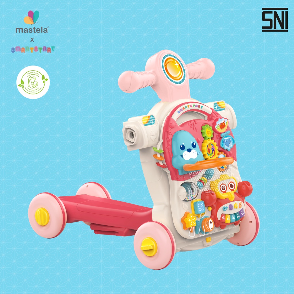 MASTELA Grande Activity / Push Music Walker - Baby Walker dengan musik 5 in 1 Mode, Play and Learn