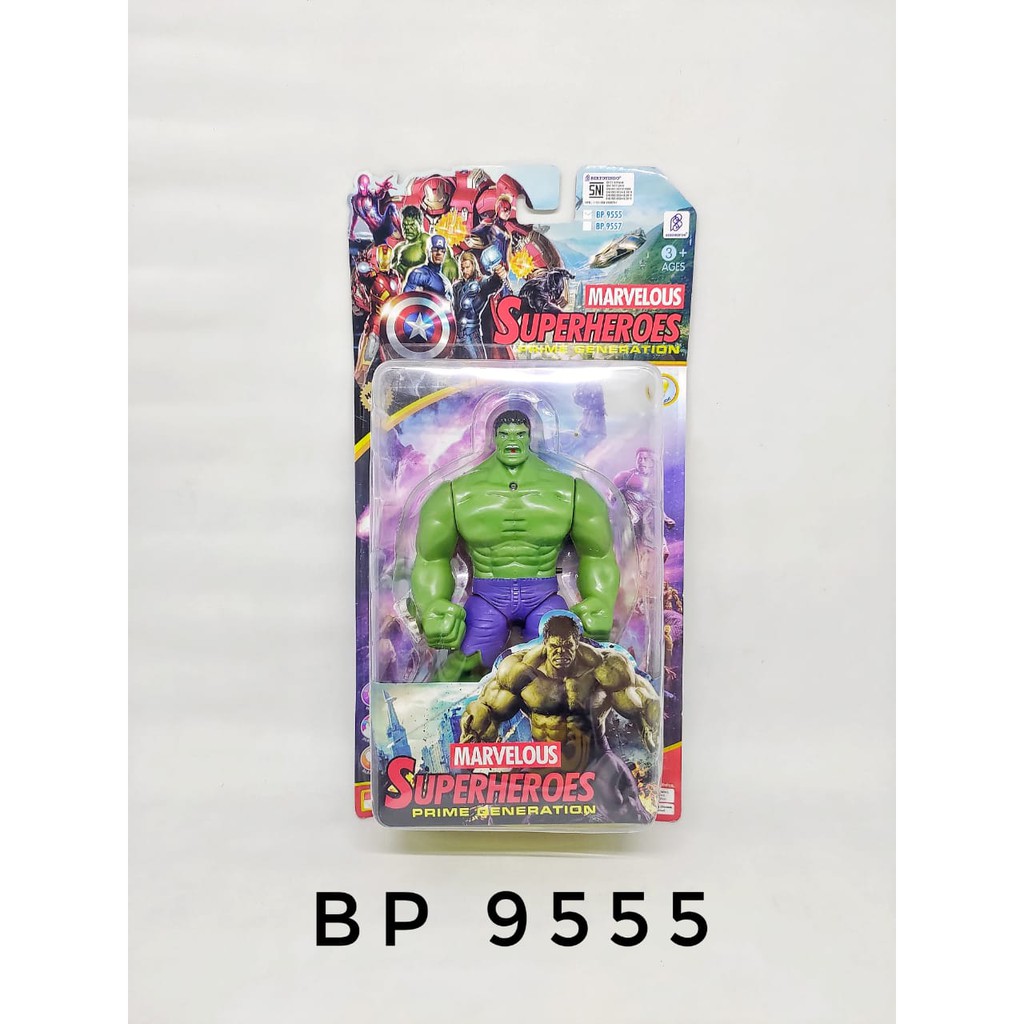 MAINAN ANAK ROBOT SUPER HERO SET TINGGI 22 CM (BP9555)