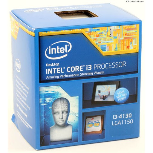 PROCESSOR INTEL CORE i3 4130 3.40 GHZ (LGA 1150/3 MB/22 NM) TRAY *4 CORE 4GEN HASWELL