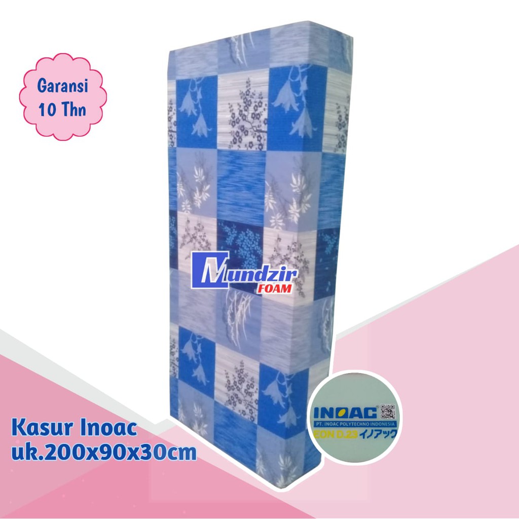 Kasur Busa Inoac Single 200x90x30 Tebal 30 cm EON LG D23 Density 23 Garansi 10 Tahun