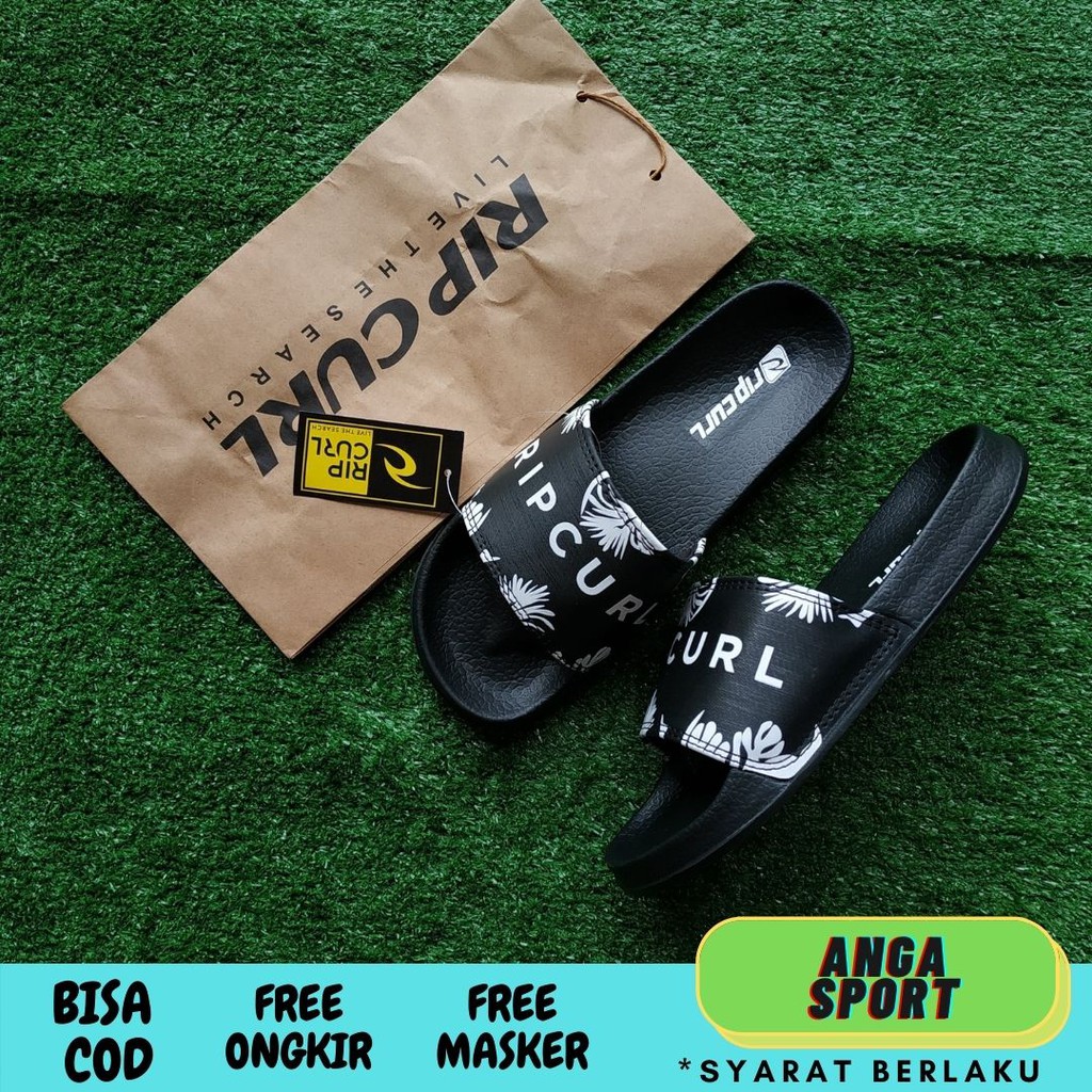 SANDAL SLIDE COWOK RIPCURL / SANDAL SLOP PRIA / SANDAL DISTRO / SENDAL CASUAL / SANDAL FLIP FLOP