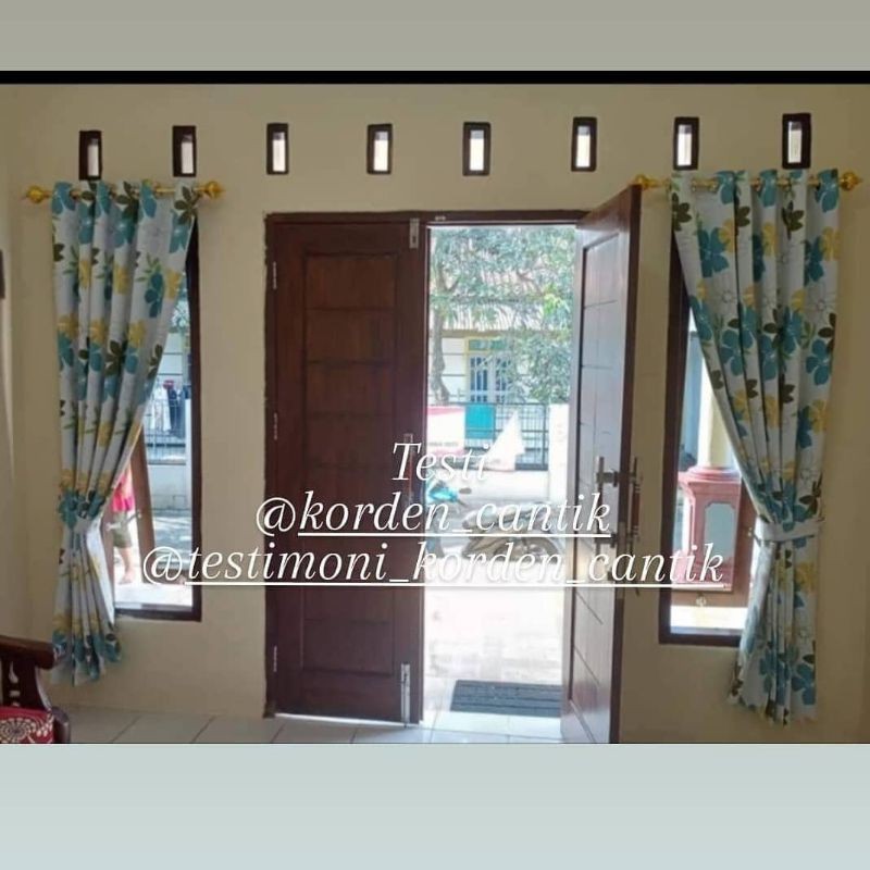 Gorden blazer motif bunga