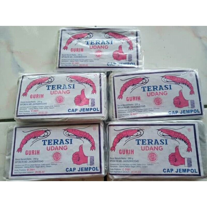 

TERASI UDANG ASLI - TERASI KHAS CIREBON CAP JEMPOL 250 GRAM