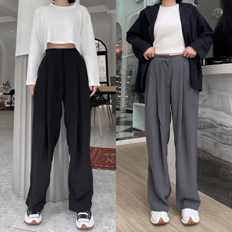 SIVALI Matisse Pants | Cullote Loose Pants - Trousers Pants - Celana Panjang Wanita