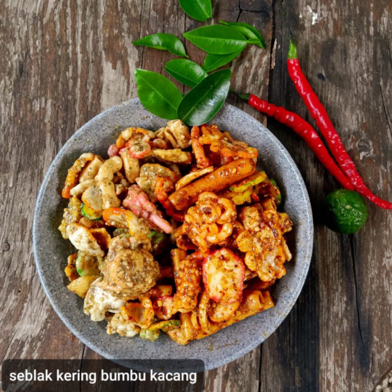 

seblak kering bumbu kacang pedas mix 100gr