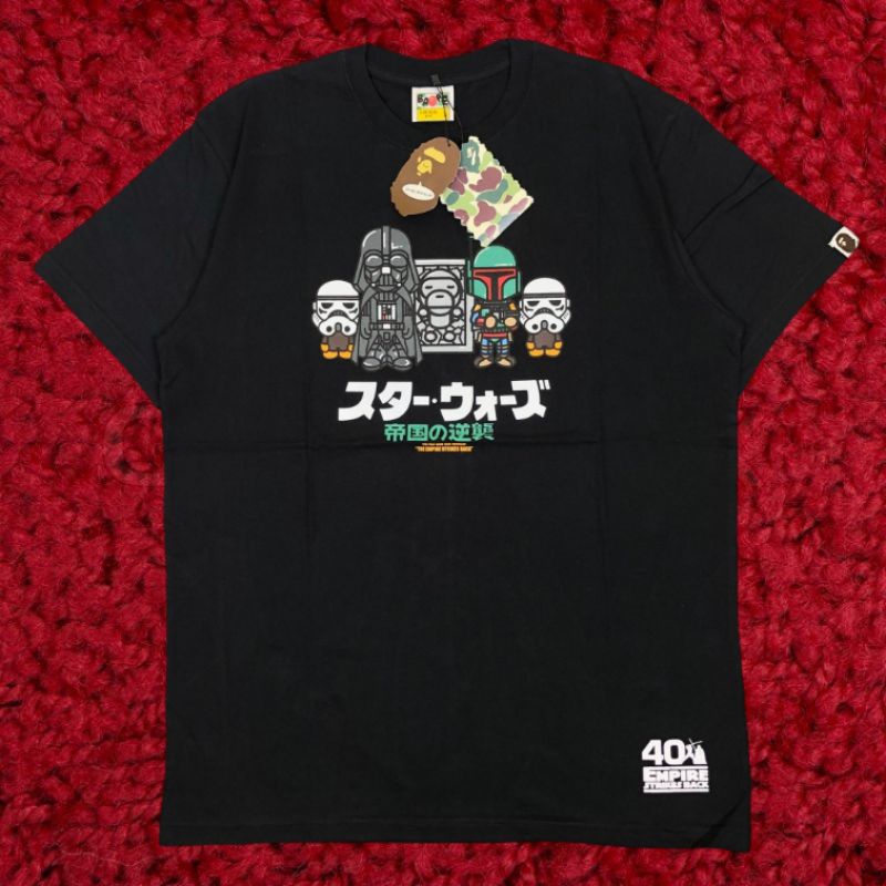 KAOS T-SHIRT A BATHING APE BAPE STARWARS JAPAN PREMIUM ORIGINAL FULLTAG HIGH QUALITY
