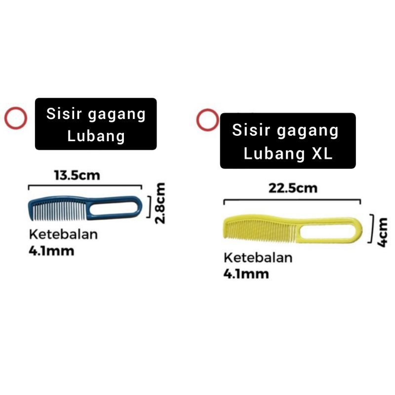 PROMO SISIR GAGANG LOBANG 3 MODEL - Cocok untuk bahan Souvenir Hadiah Pernikahan