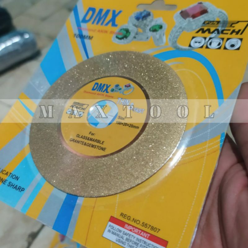 Dmx Mata grinda poles 4 inch mata pisau potong dan poles kaca marmer