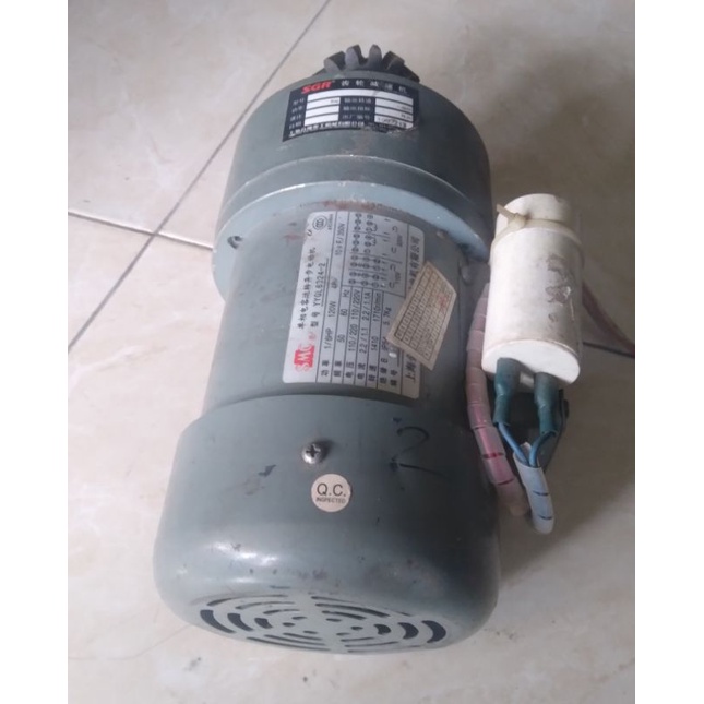 Ac Motor Gearbox 220V 120W 14Rpm - SMC