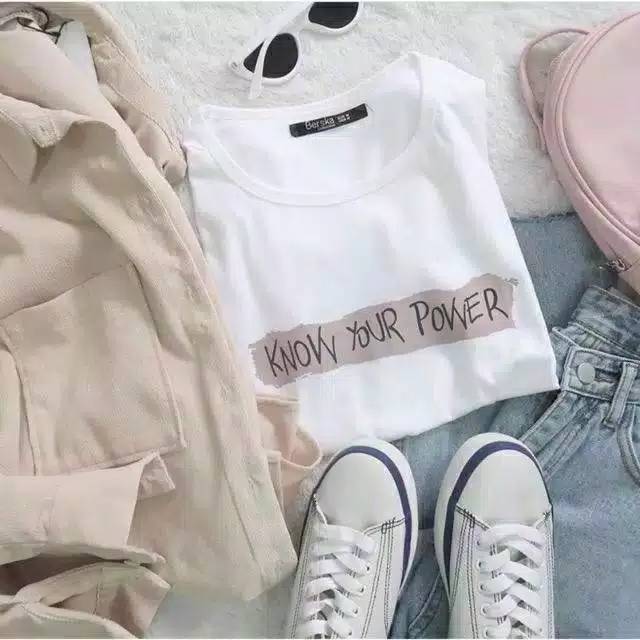 Kaos Tshirt Wanita Know Your Power