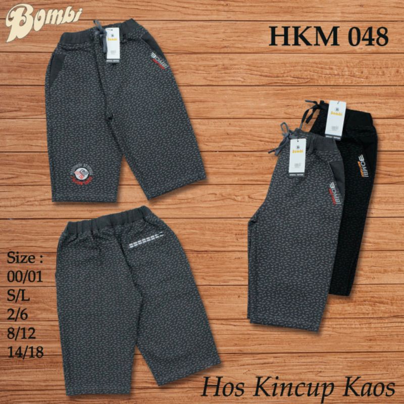 Celana Pendek Hospen Kaos Anak Bombi Original