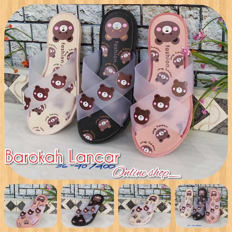 SANDAL KARET SLOP PANDA KARIS XSD2022 SIZE 36-40