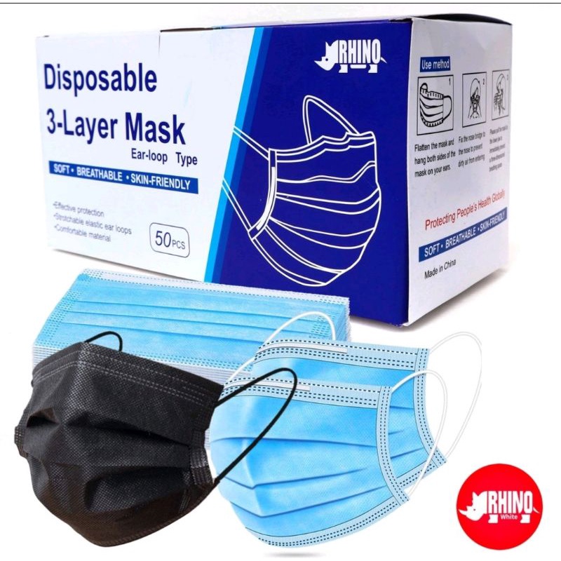 Masker 3Ply Grade Medical Bedah Medis  isi 50 + Box Promo Harga Murah