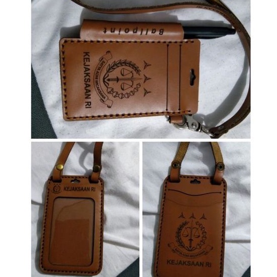 

gantungan ID card kejaksaan RI kulit kalung id card kejaksaan RI nametag holder kejaksaan RI terbaru