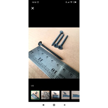 SEKRUP SKRUP GYPSUM PANJANG 5CM