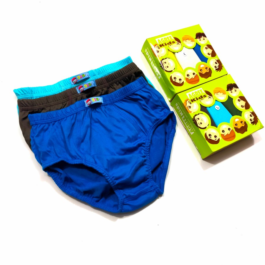 3 Pcs Celana Dalam Anak Laki-laki Agree Kid 014 CD Boys Underwear