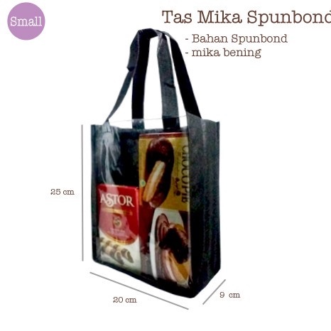 

NEW Tas mika / Goodie bag / Tas ulang tahun 25x20x9 - Hitam