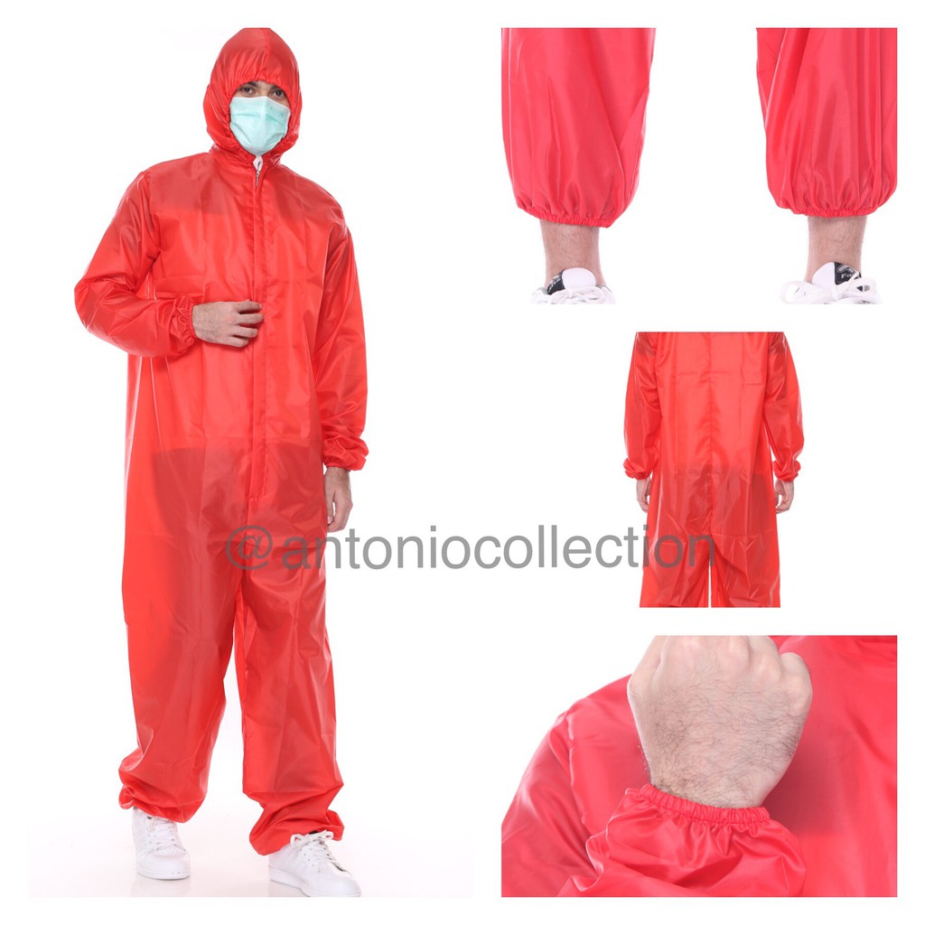 Baju Apd / Hazmat Suit Bahan Parasut Bisa Dicuci