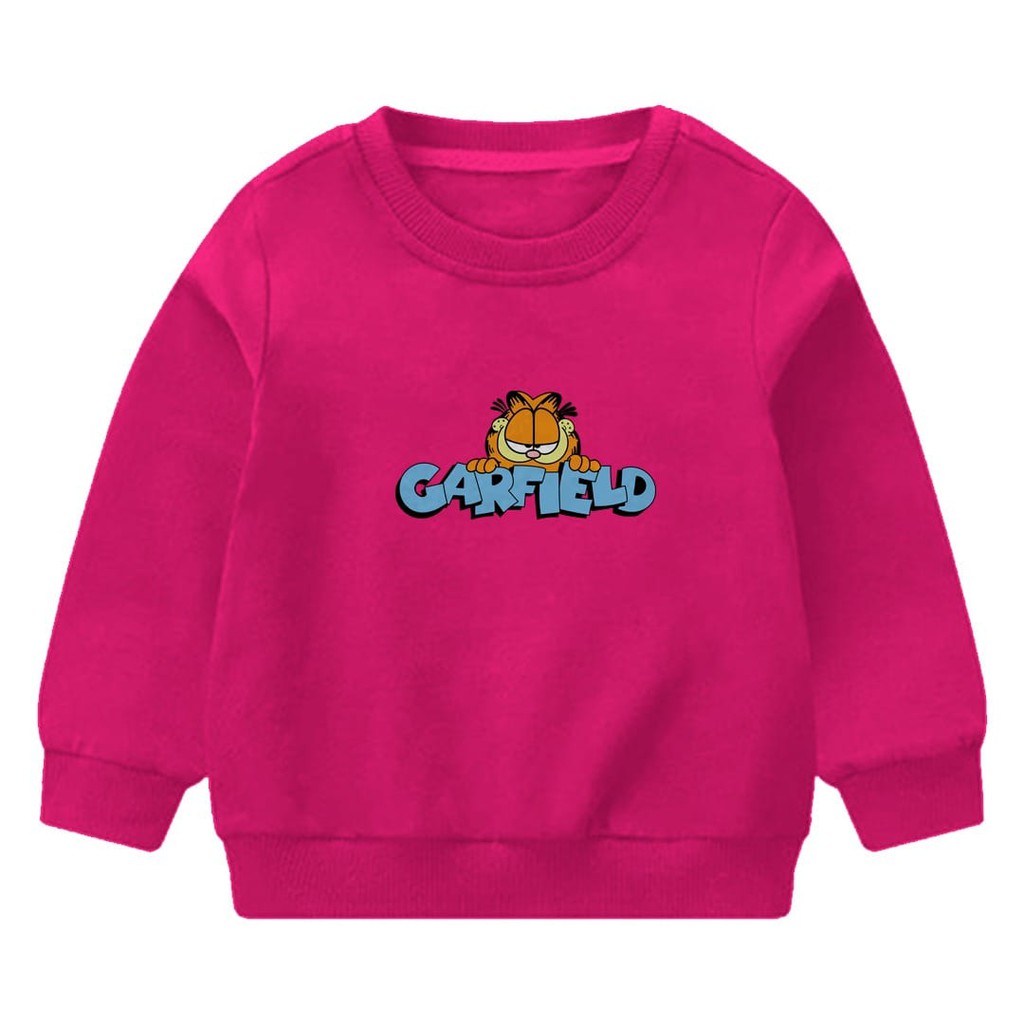 SWEATER ANAK GARFIELD//SWEATER ANAK UNISEX TEBAL TERBARU