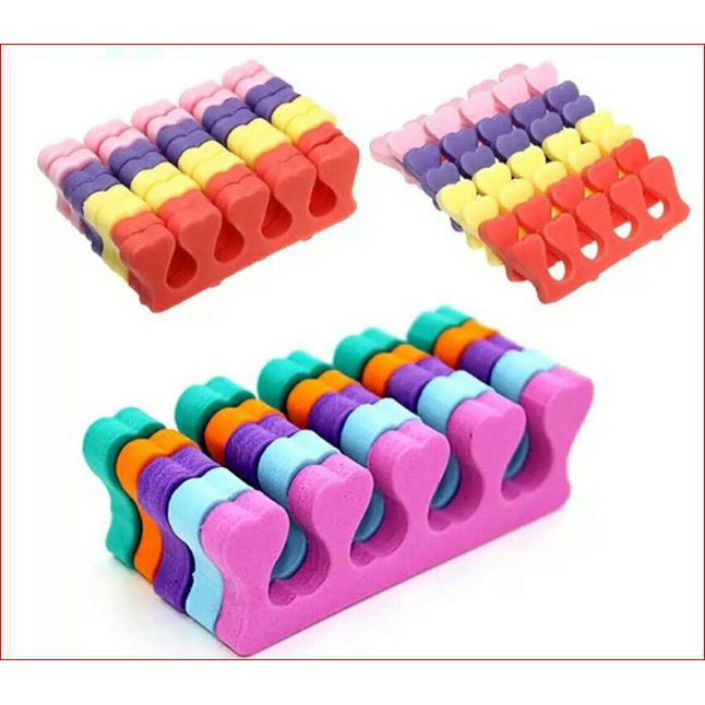 (NCS) COD Finger Separator / Alat pemisah jari kaki Lembut / Alat manicure pedicure / soft sponge