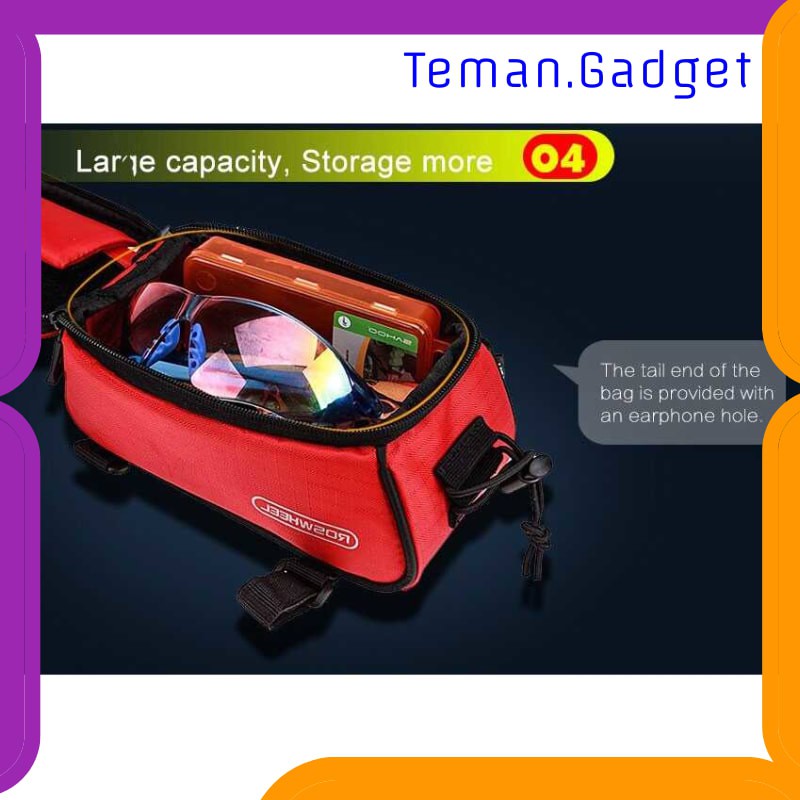 TG-IB585 ROSWHEEL Tas Barang Sepeda Smartphone Holder Touch Waterproof - YP35