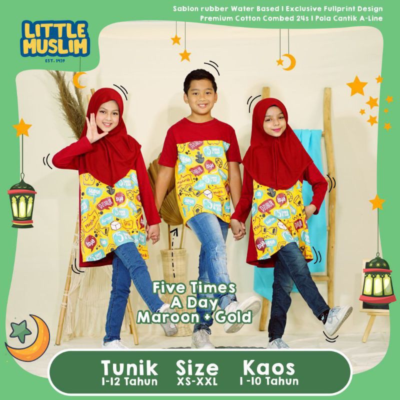 Kaos dan tunik Little Muslim