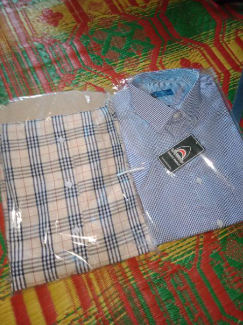 Kemeja Batik Printing Salice Paolo Motif Rantai Lengan Pendek