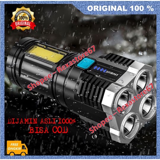 Senter Zetron Dengan 4 Model Pencahayaan ASLI