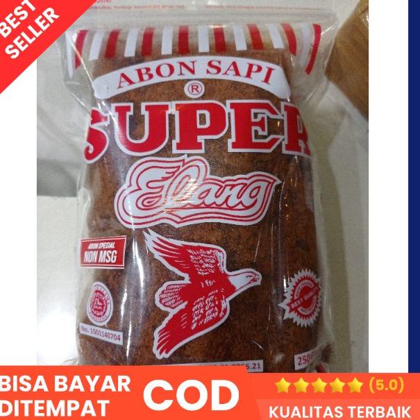 

♛ Abon Sapi Asli Abon Sapi Super Cap Elang Asli Boyolali 250gr ☠