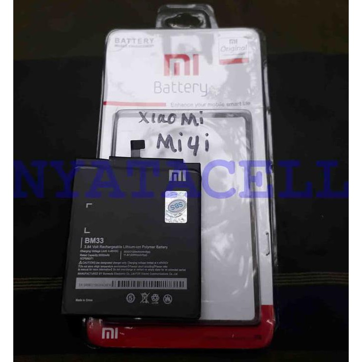 NEW BATERAI ORI 99 XIAOMI MI4I BM33 /BATRE MI 4I BM-33 ORIGINAL 99% /KW MILENIA