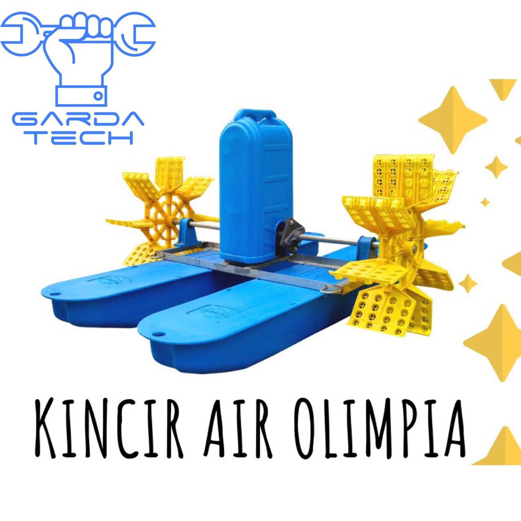 Pompa Kincir Air Tambak Ikan Udang 1HP 1 Phase Olimpia