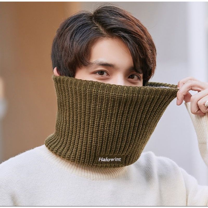 SCARF PRIA WINTER MUSIM DINGIN-Army